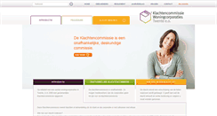 Desktop Screenshot of klachtencommissiewoningcorporaties.nl